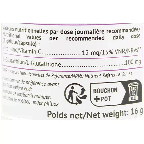 Biocyte Liposomal Glutathione Energia Sistema Imunológico Antioxidante 30 cápsulas