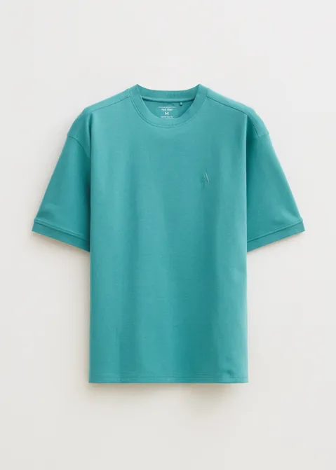 Loose fit t-shirt blauw (TURQ.D)
