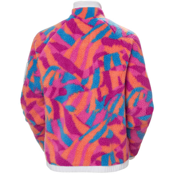 Veste polaire HELLY HANSEN W IMPERIAL PRINTED PILE SNAP MAGENTA 2.0