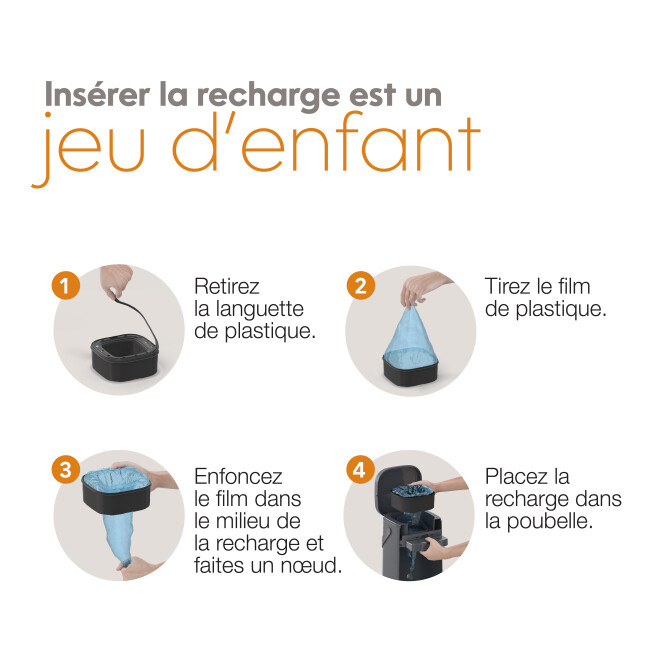 Recharge carrée pour poubelle Pet Genie