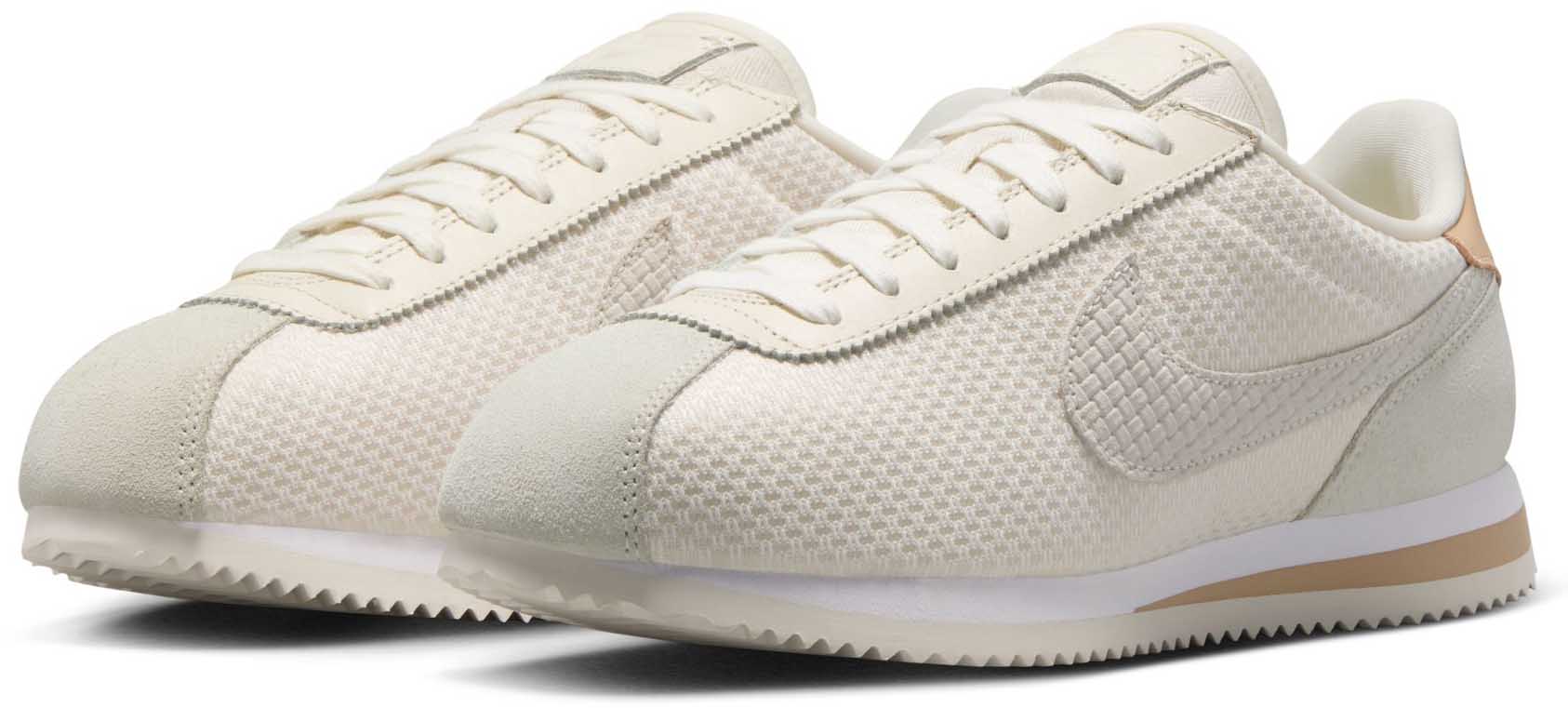 Cortez Dame 211/Pearl White/Sail/Pale Ivory/Vachetta Tan