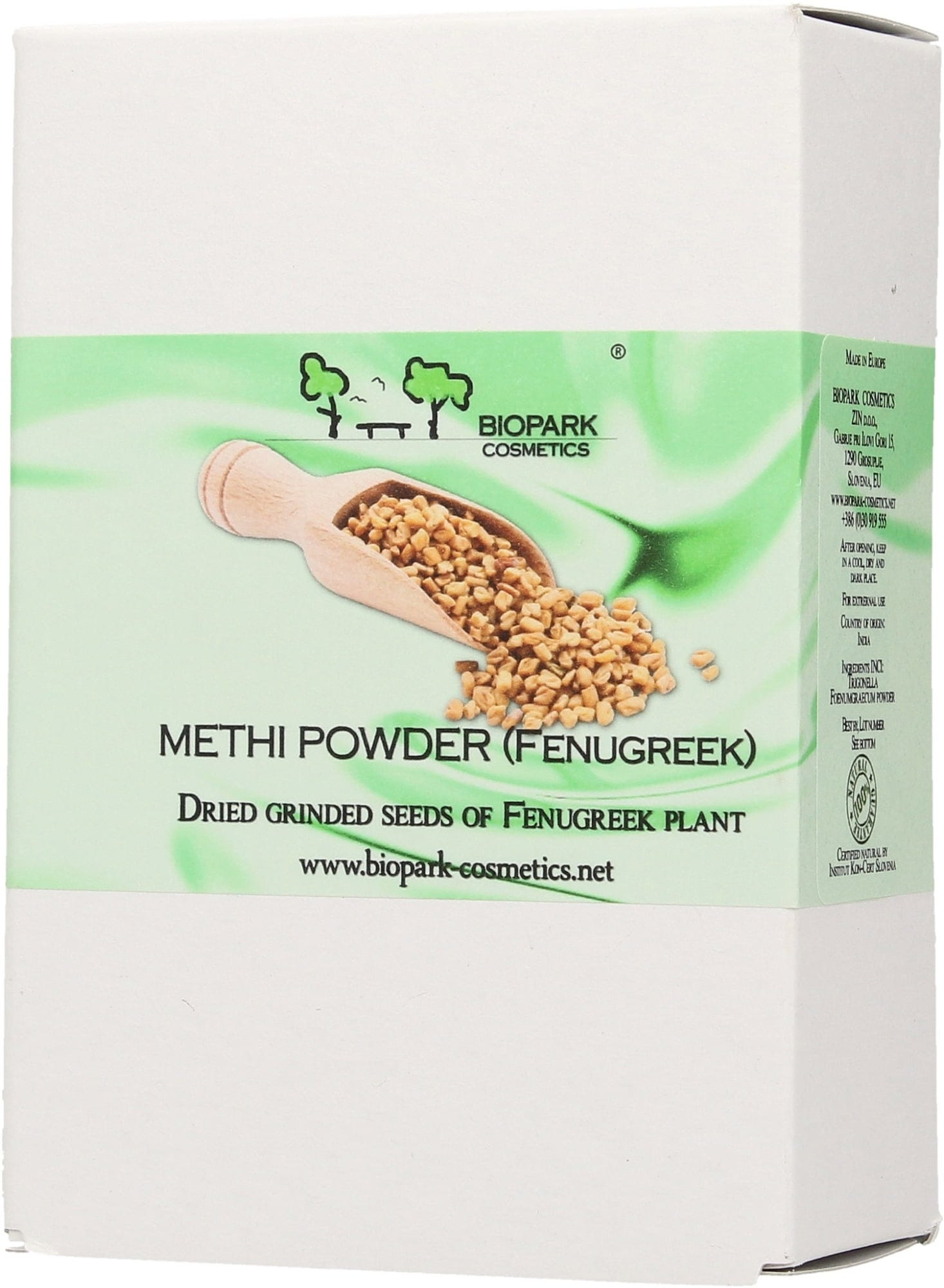 Biopark Cosmetics  Methi powder, 100 g