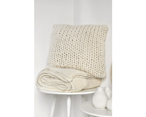 Decoratief kussen Marlin 50x50 cm crèmewit