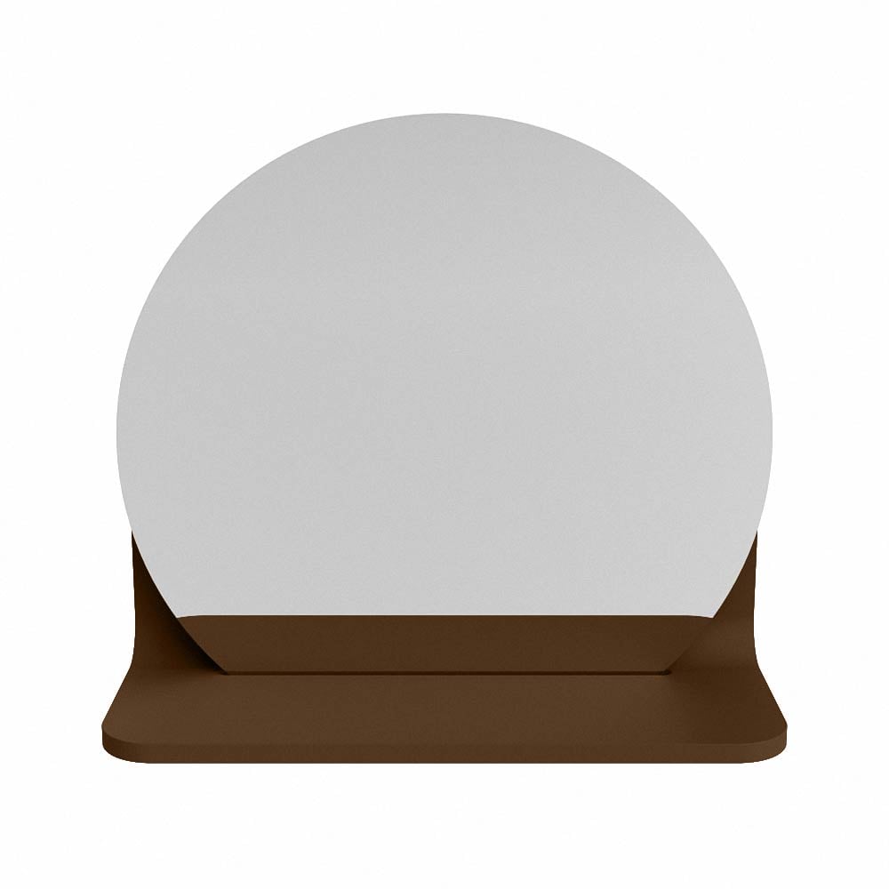 Mondiaz Spot spiegel rond Ø30cm met planchet rust