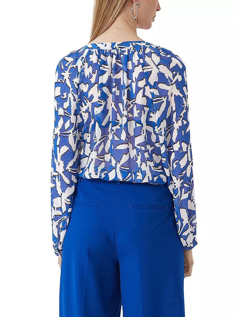 COMMA Bluse  blau