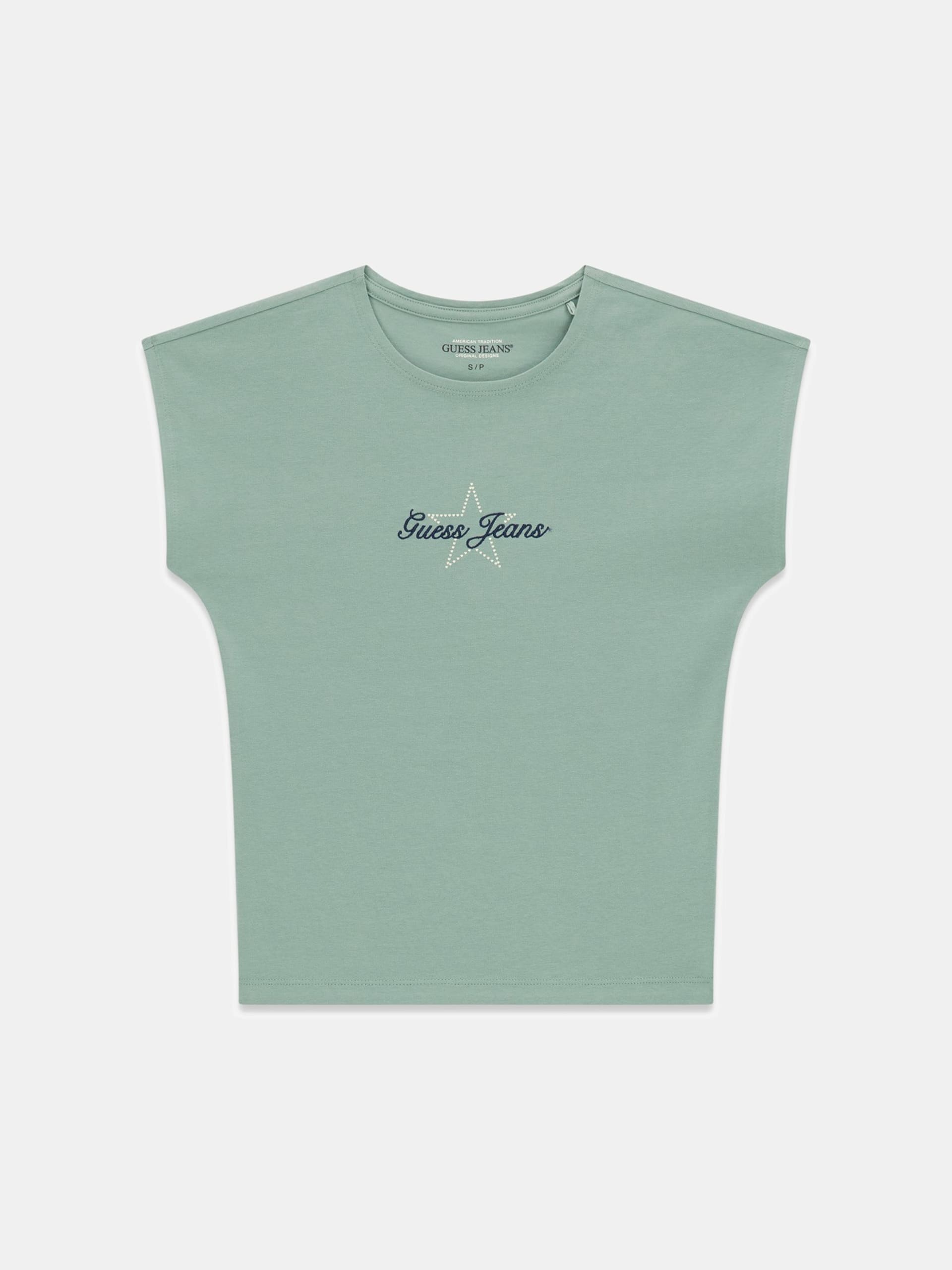 Camiseta com strass