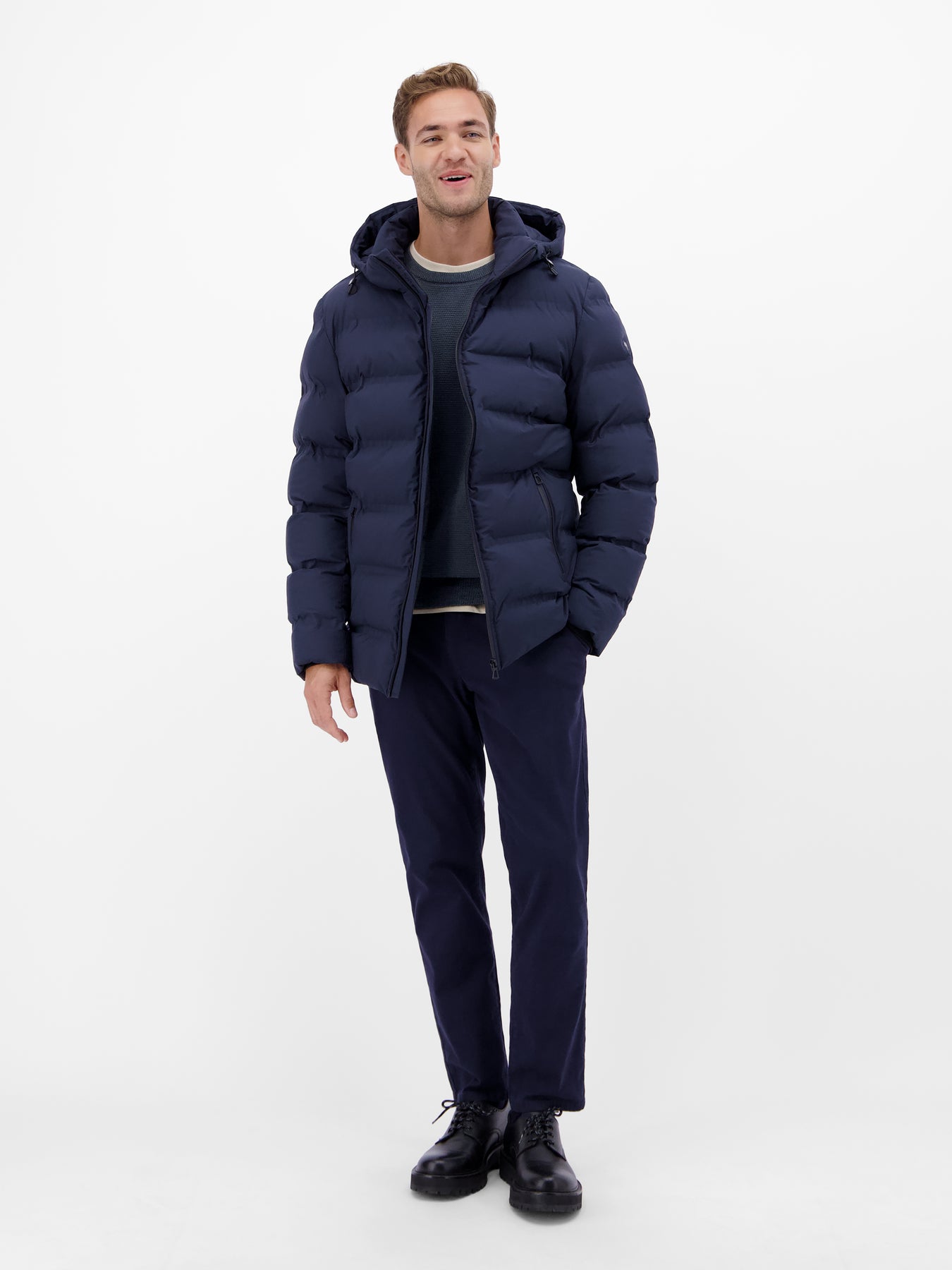 Herren Strickpullover in Twist-Struktur