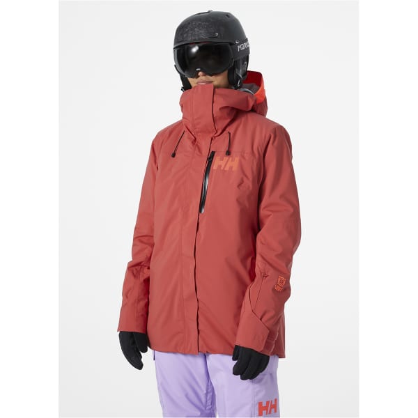 Veste de ski HELLY HANSEN W POWSHOT JACKET POPPY RED