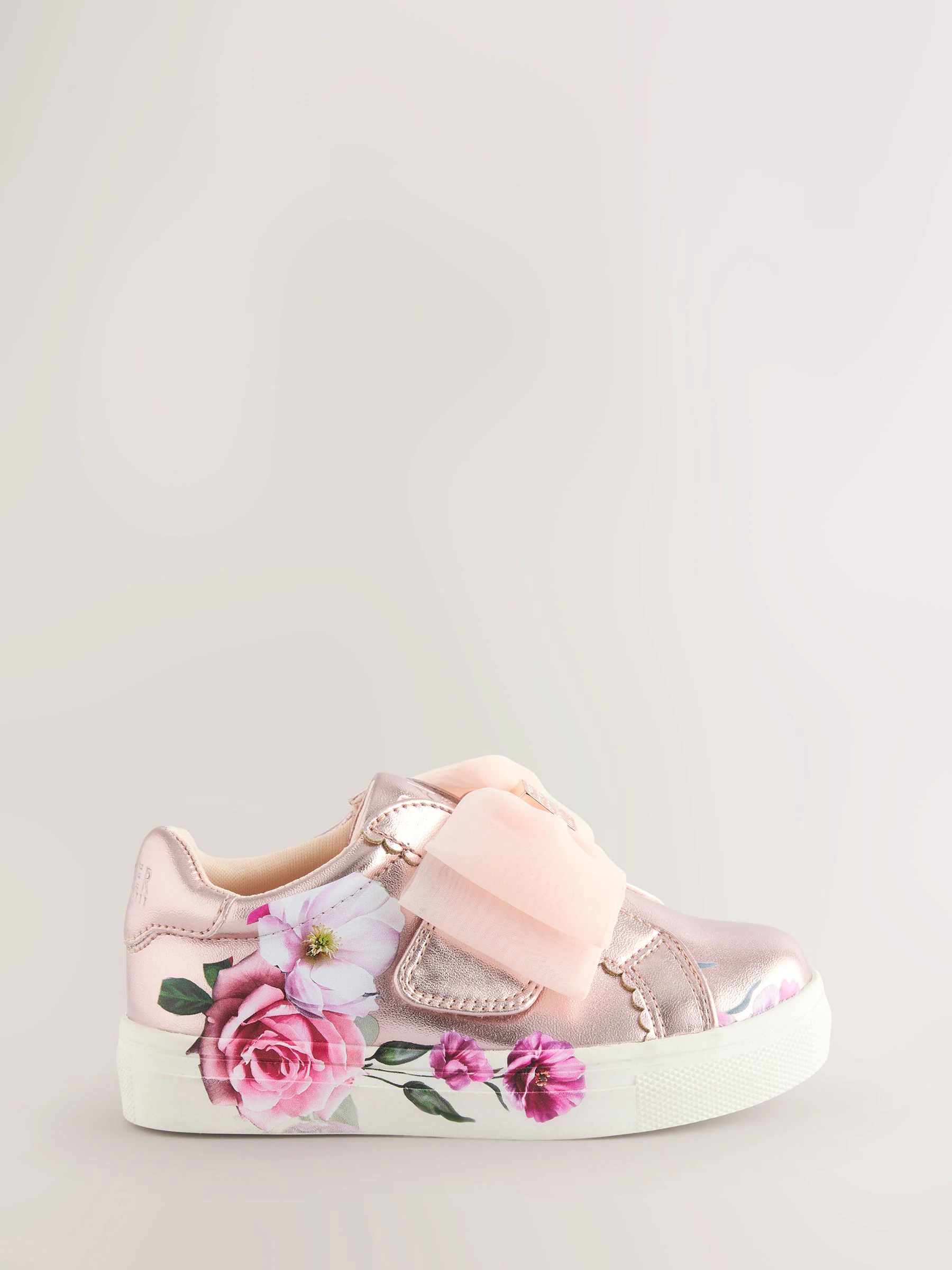 Roze bloemen - Baker by Ted Baker Girls Organza Corsage Trainers