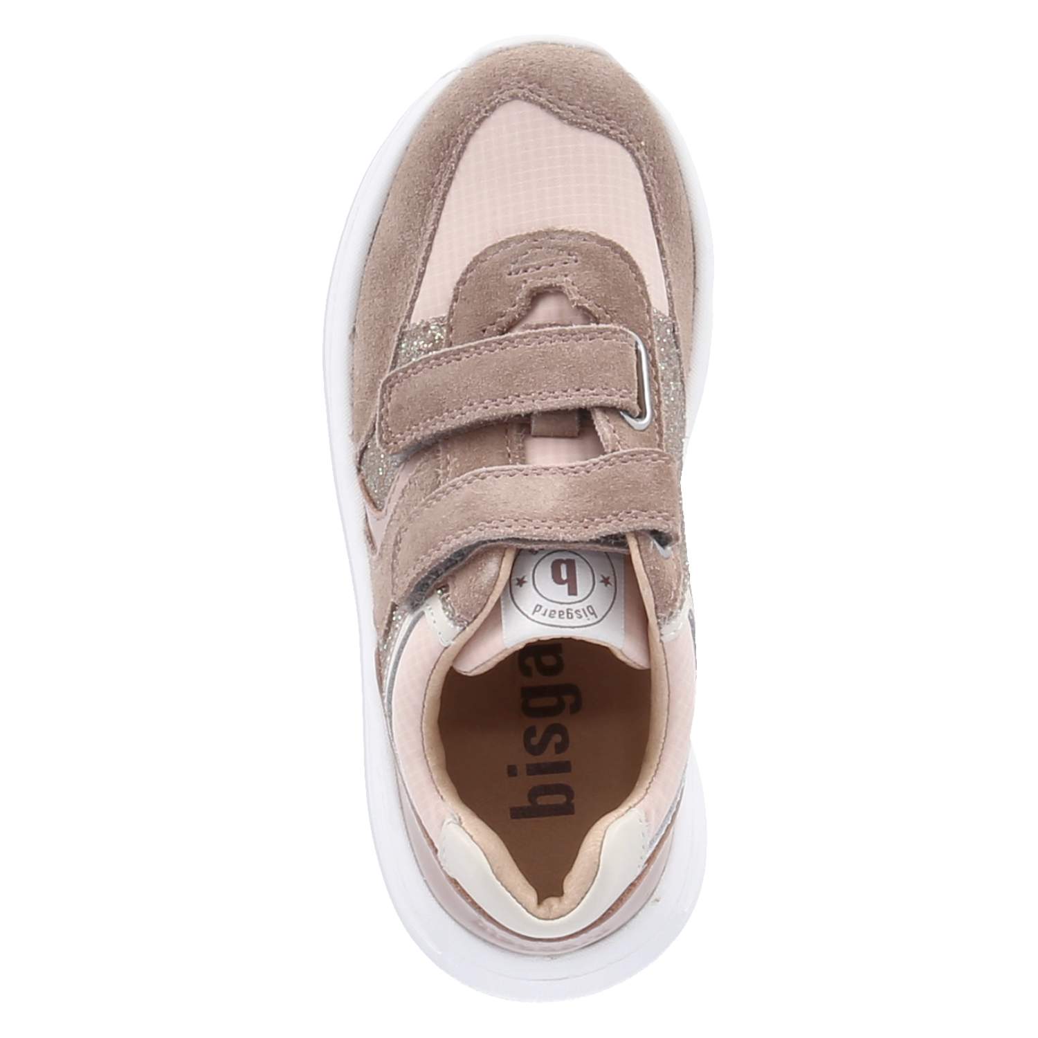 bisgaard Low Sneaker YUKI GLITTER - taupe glitter