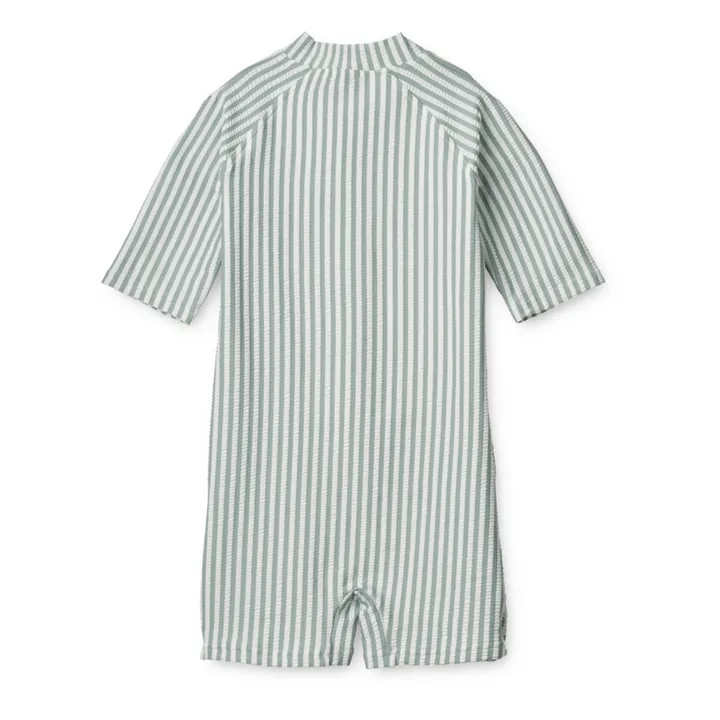 Liewood Combishort Anti-UV Max Seersucker | Vert Menthe