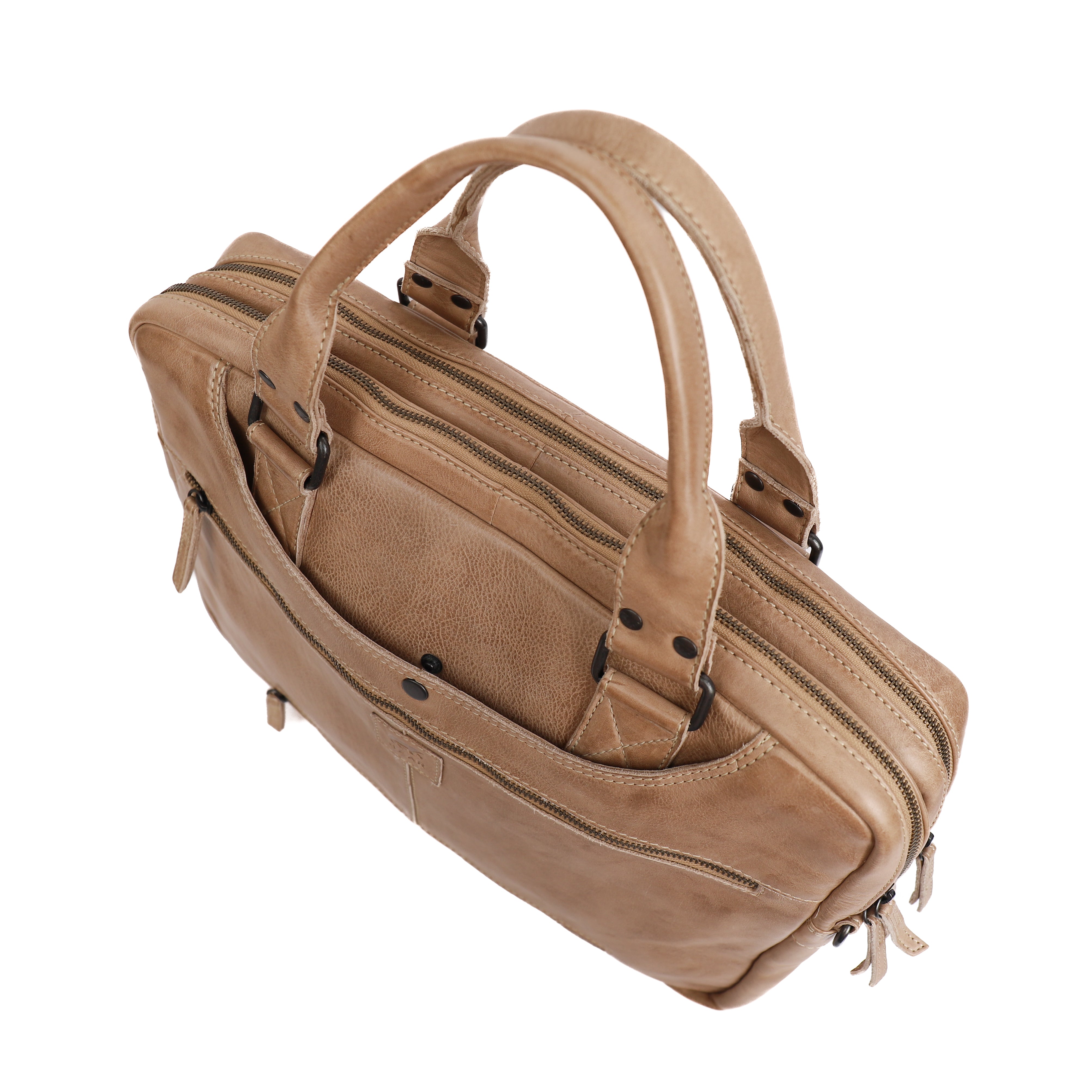 Laptoptas 'Leandro' beige Beige