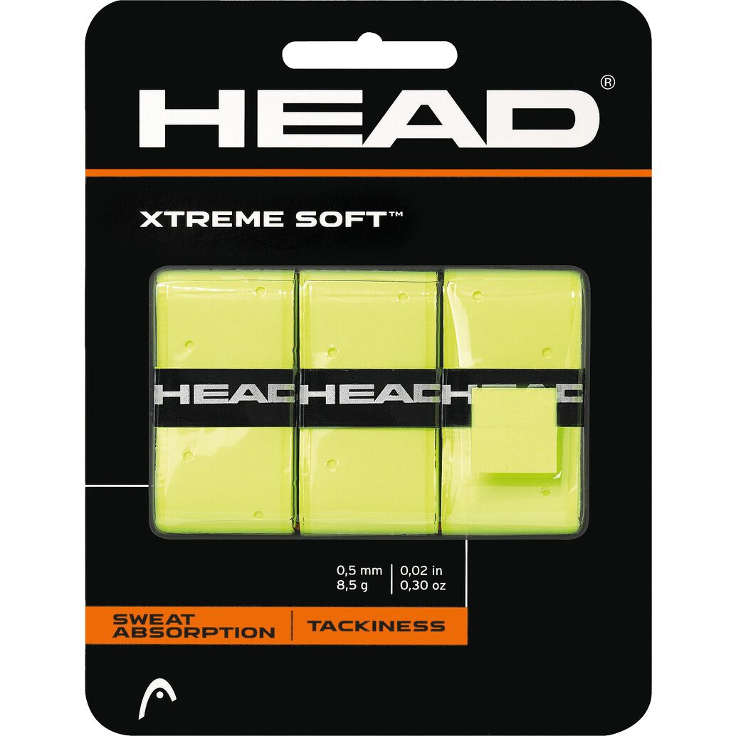 Head Xtreme Soft Griffbänder 3er Pack gelb