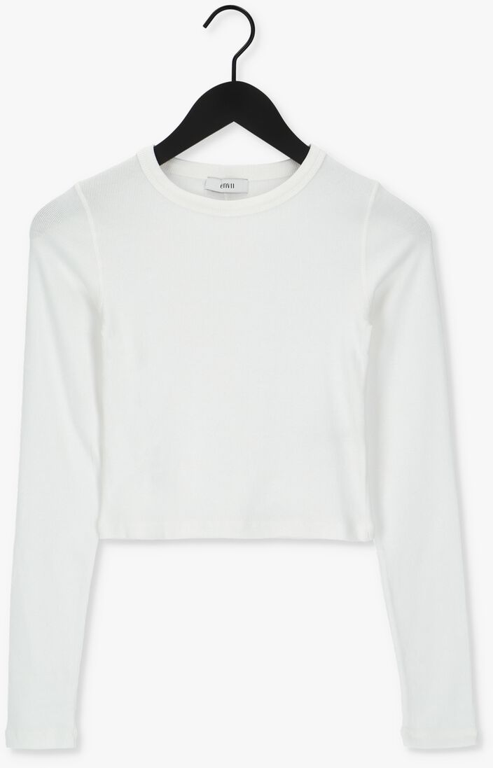 ENVII witte envii t-shirt enally ls crop tee 5314