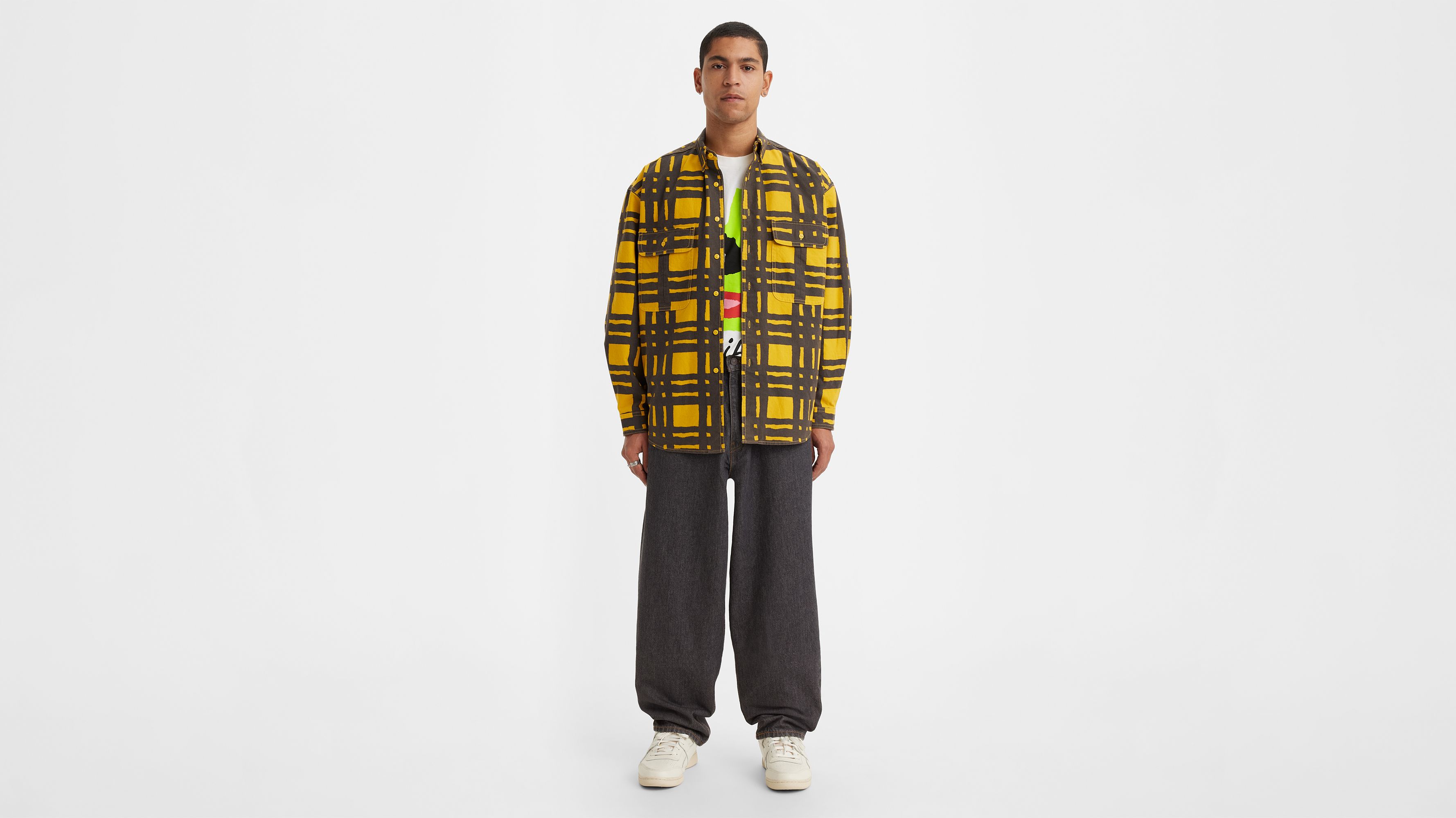 Jean super baggy Levi's® Skateboarding - Black Out Rinse - Noir