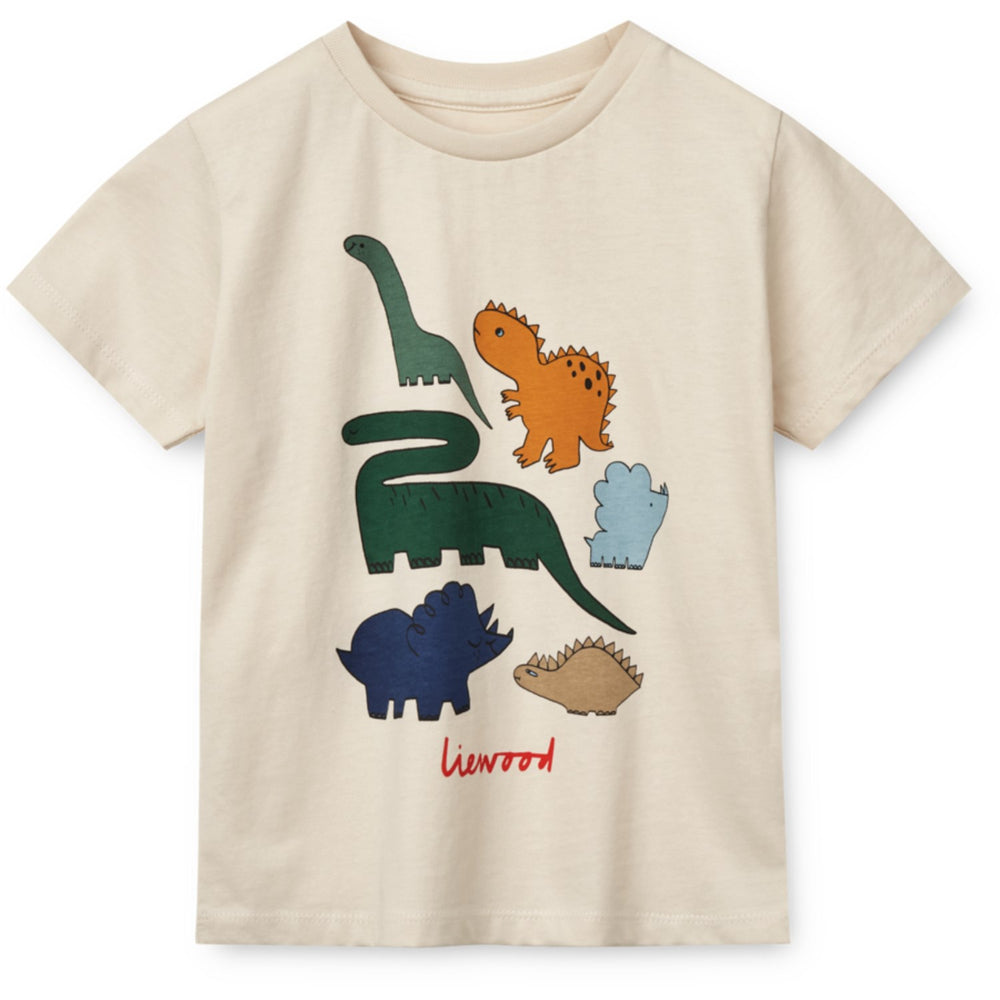 Køb LIEWOOD Dinosaurs / Sandy Apia Placement Shortsleeve T-shirt
