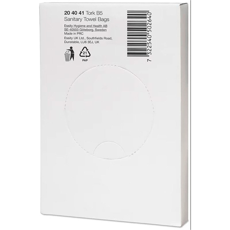 TORK Sachet hygiénique premium en PE-HD, blanc