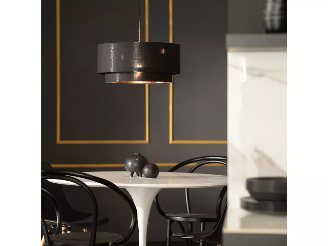 Suspension Textile Reflect Duo Noir