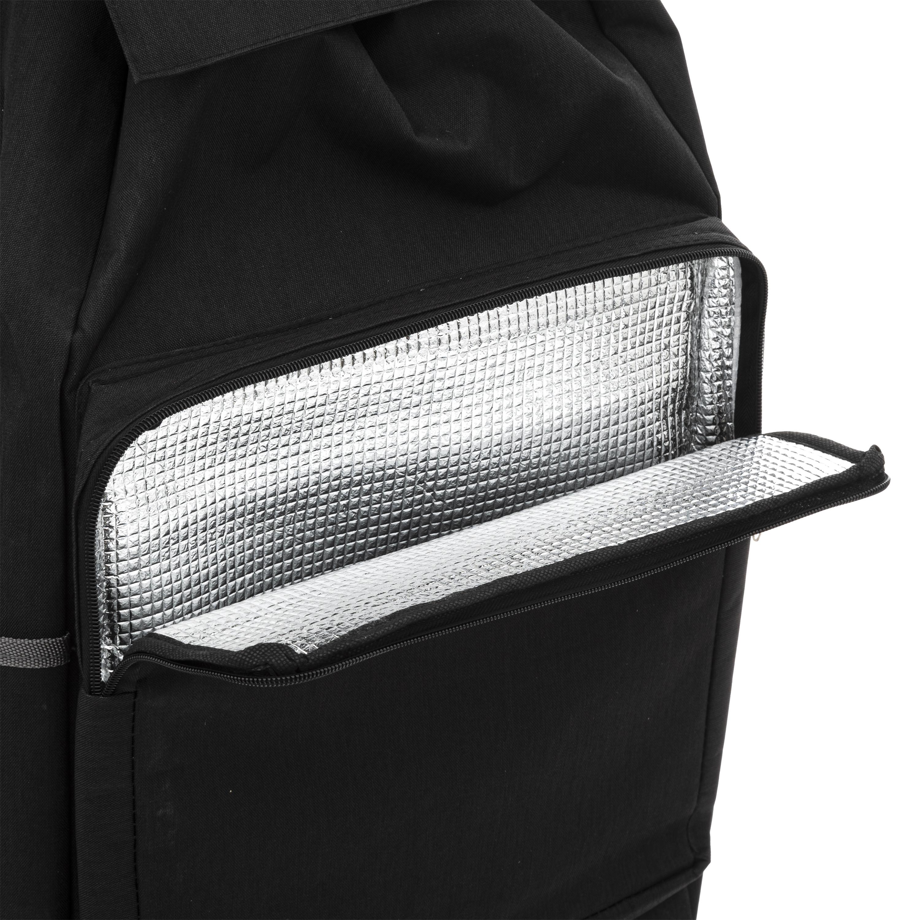 CHARIOT 6 ROUES METAL NOIR NOMADE