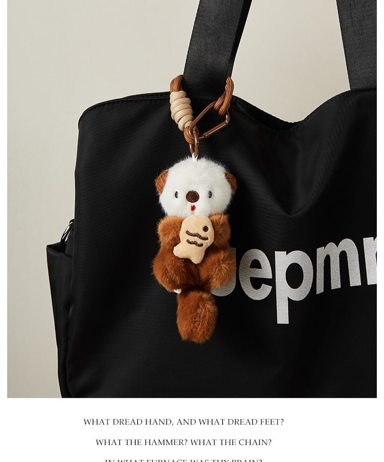 Bohod - Otter pluche riem tas charme