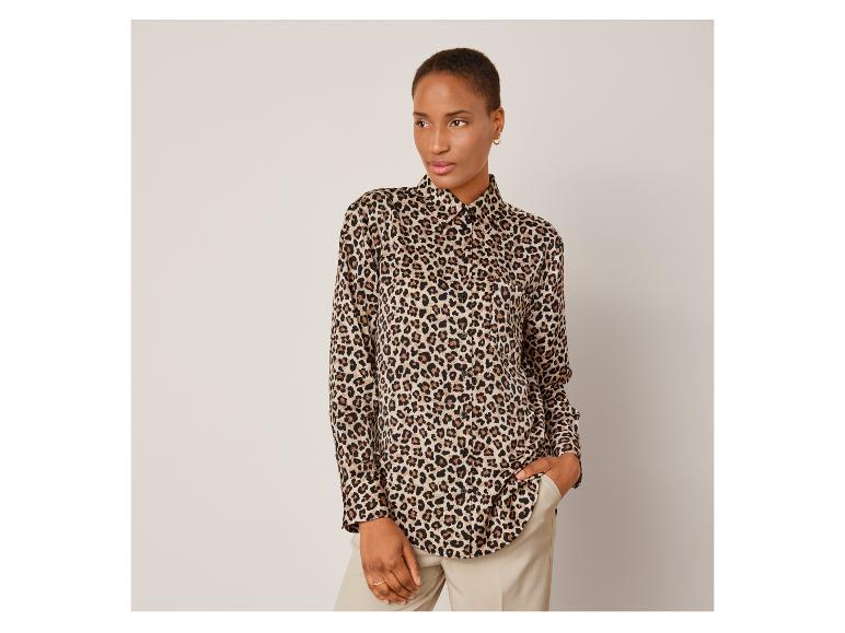 Satijnen dames blouse
