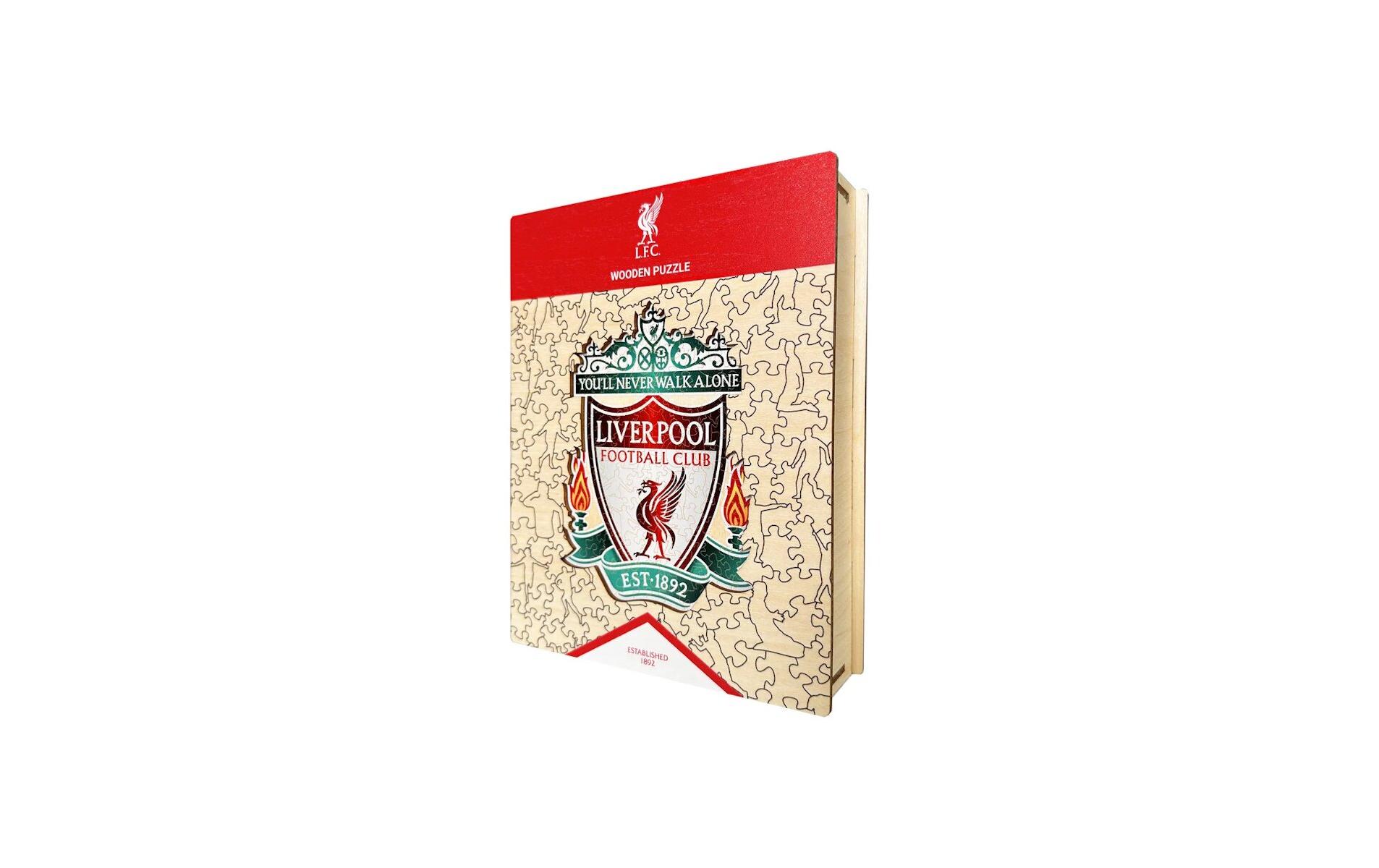 Liverpool FC – LogoOffiziell lizenziertes Holzpuzzle, Grösse M