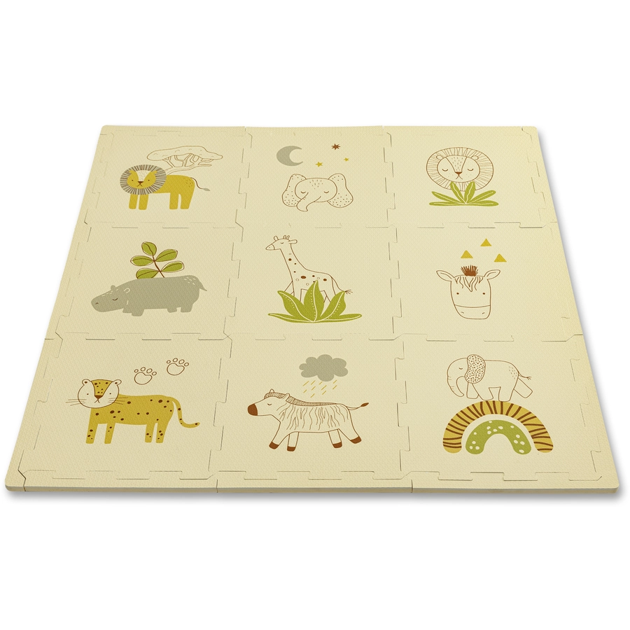 Hakuna Matte Puzzlematte für Babys – Safari Tiere