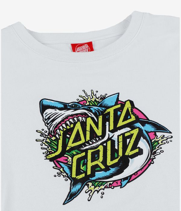 Santa Cruz Shark Dot Front T-Shirt kids (white)