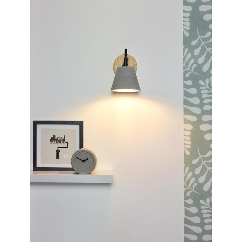 Lucide POSSIO Wandlamp - Grijs
