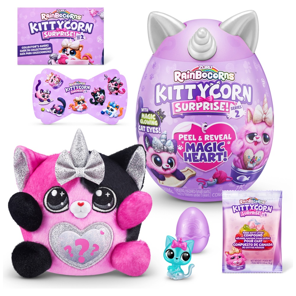 Rainbocorns Kittycorn Überraschungsserie 2 Peel & Reveal Magisches Herz