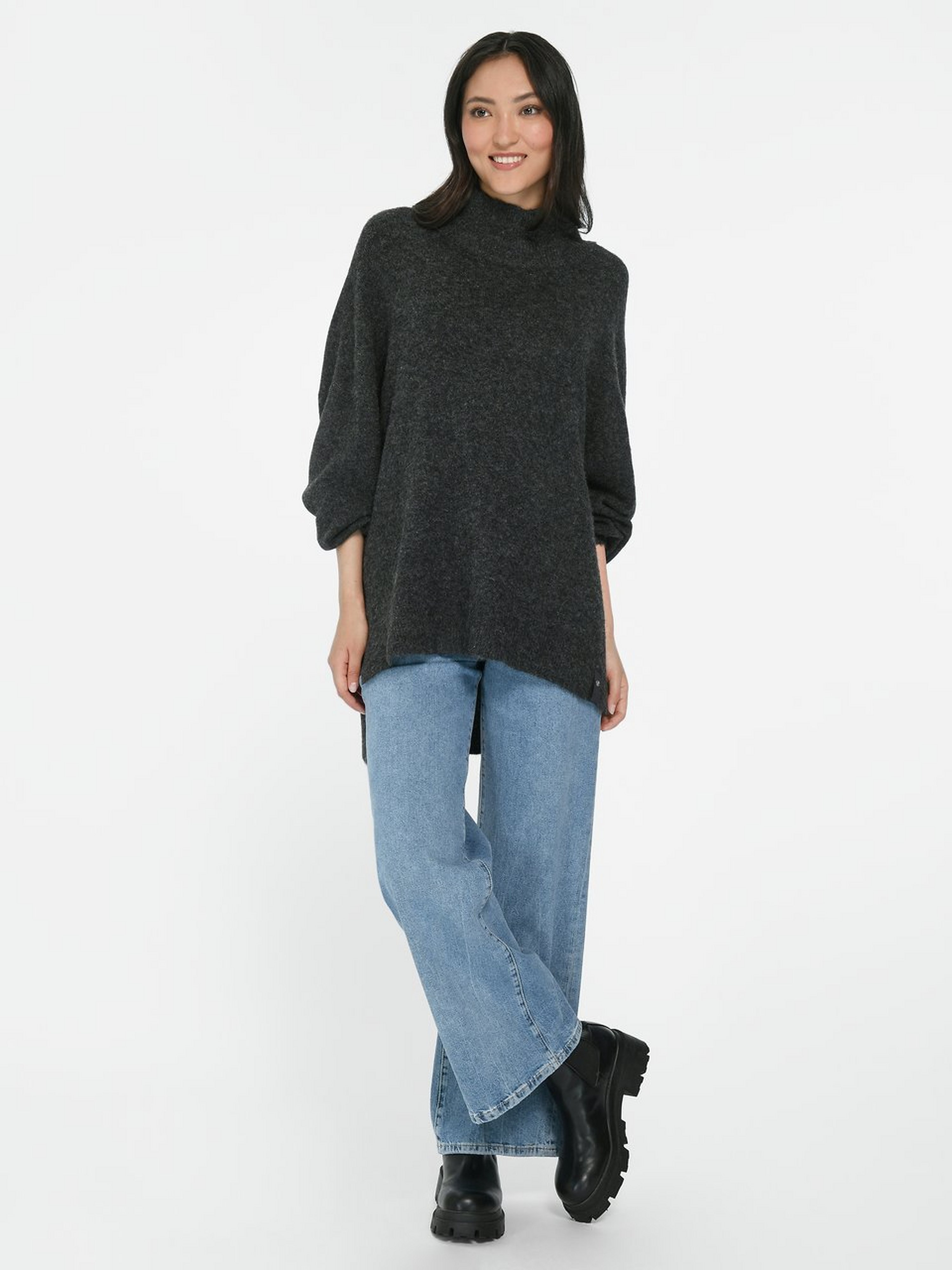 Long-Strickpullover