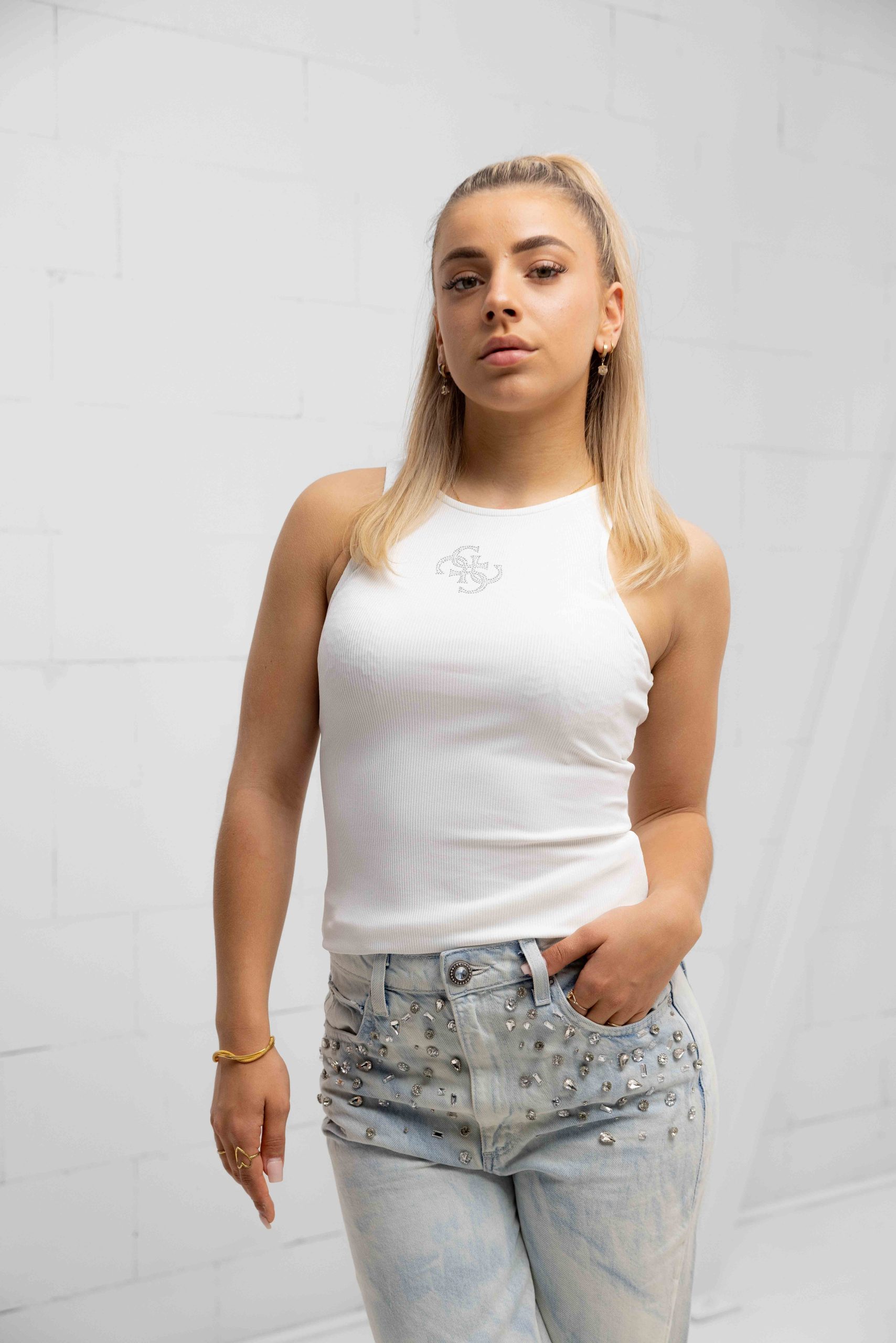 Guess Guendalina Top Dames Wit