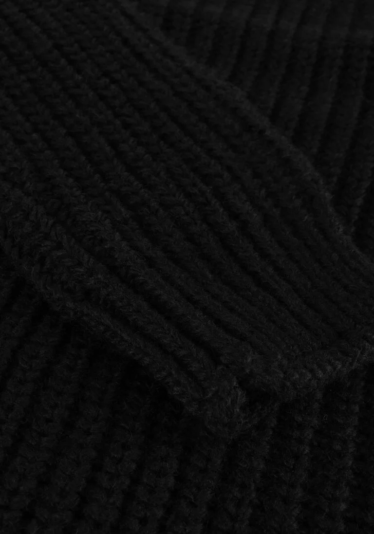 NOTRE-V zwarte notre-v mini jurk nv-channa