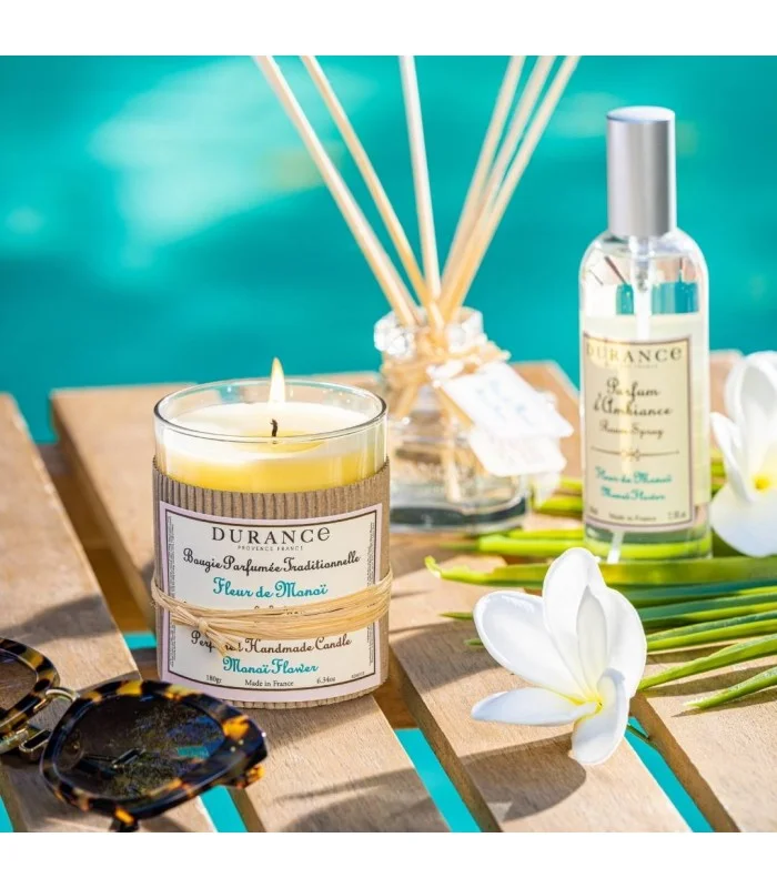 Bougie Parfumée Fleur de Monoï 180 gr