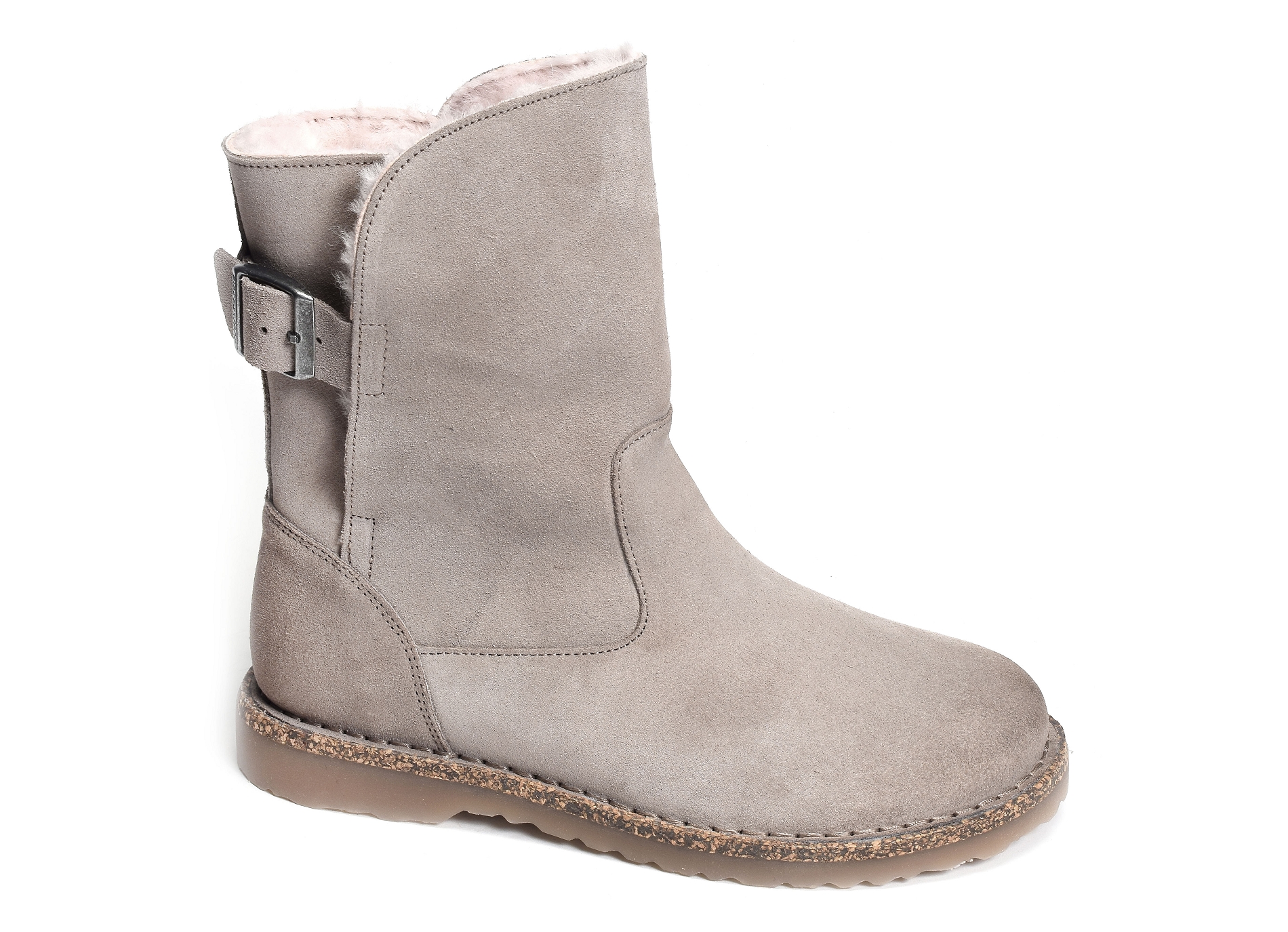 Uppsala shearling gris rose