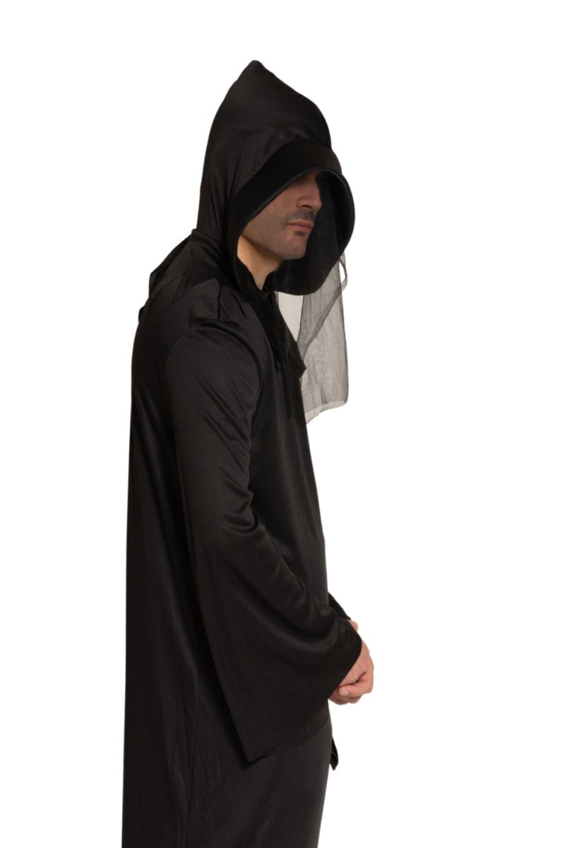 Halloween Kostuum Zwart Magere Hein