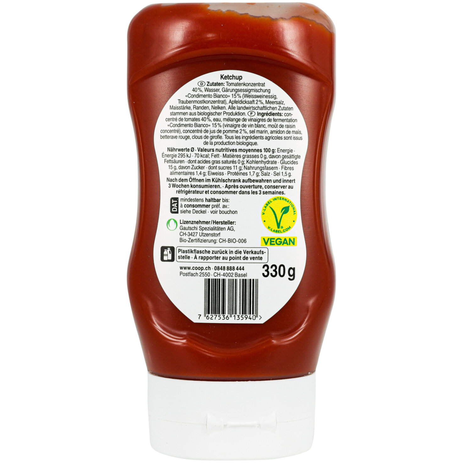 Bio Ketchup zuckerreduziert