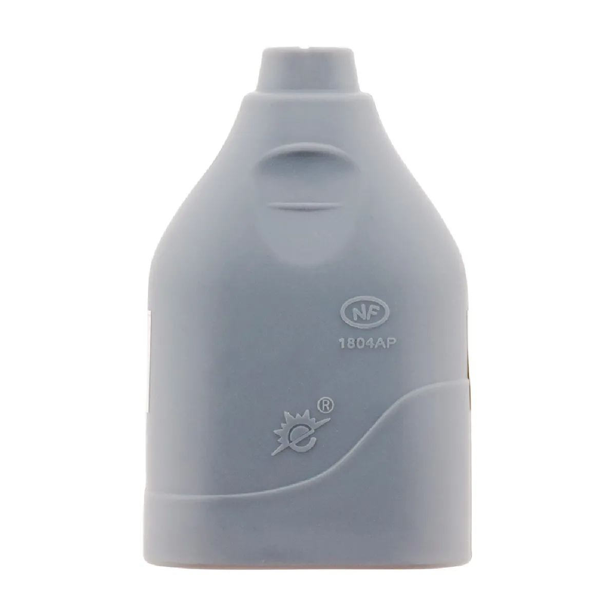 Zenitech Fiche femelle 2P 6A - Lot de 10 - Gris