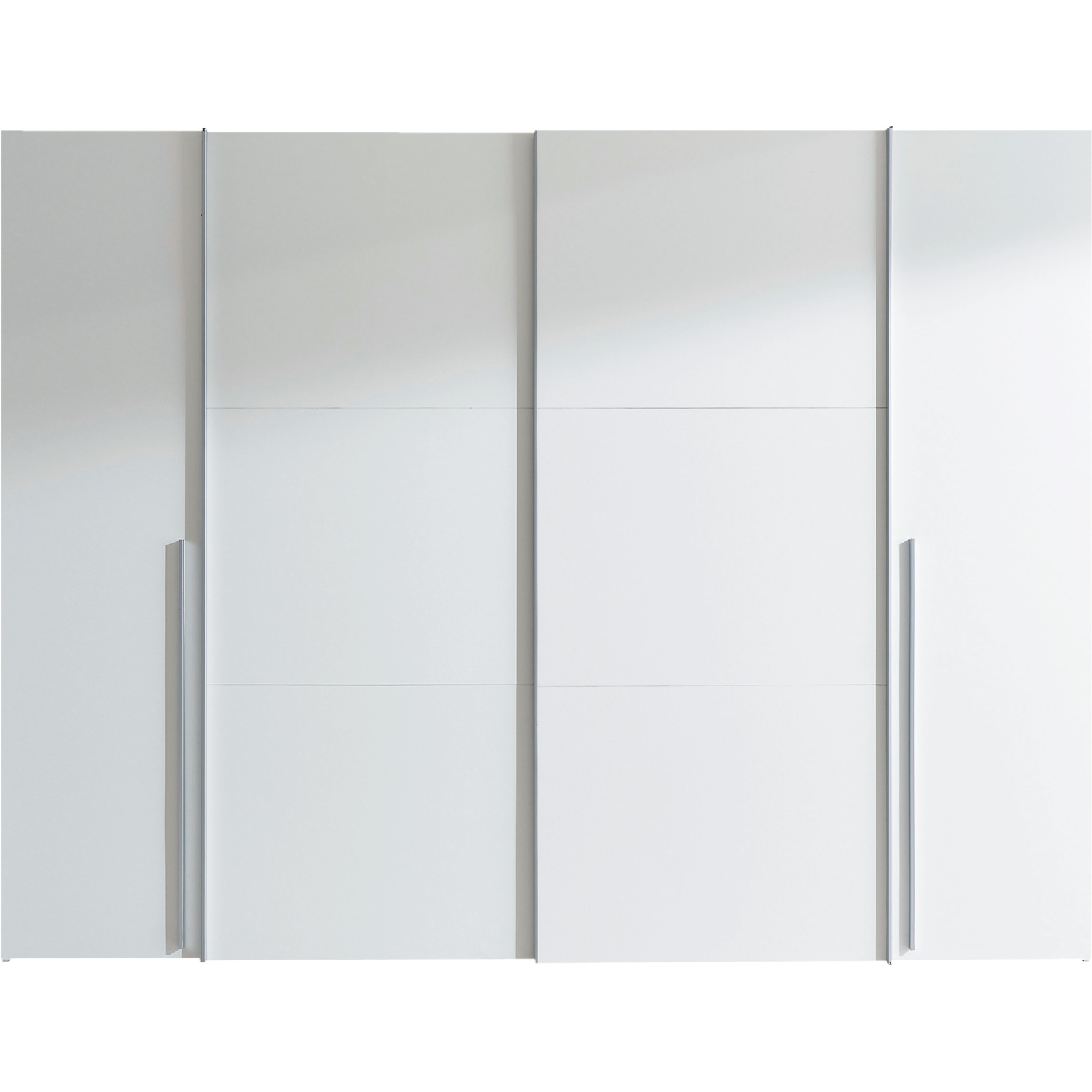 Schwebetürenschrank Maturs Dekor weiss 267 x 205 x 57 cm