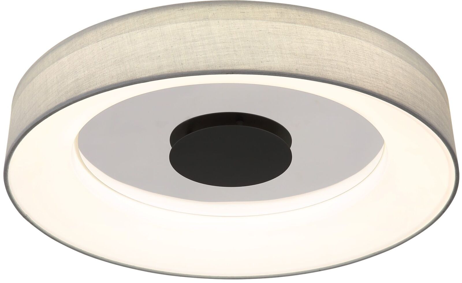 LED-Deckenleuchte - weiß-grau - dimmbar - Ø 47 cm