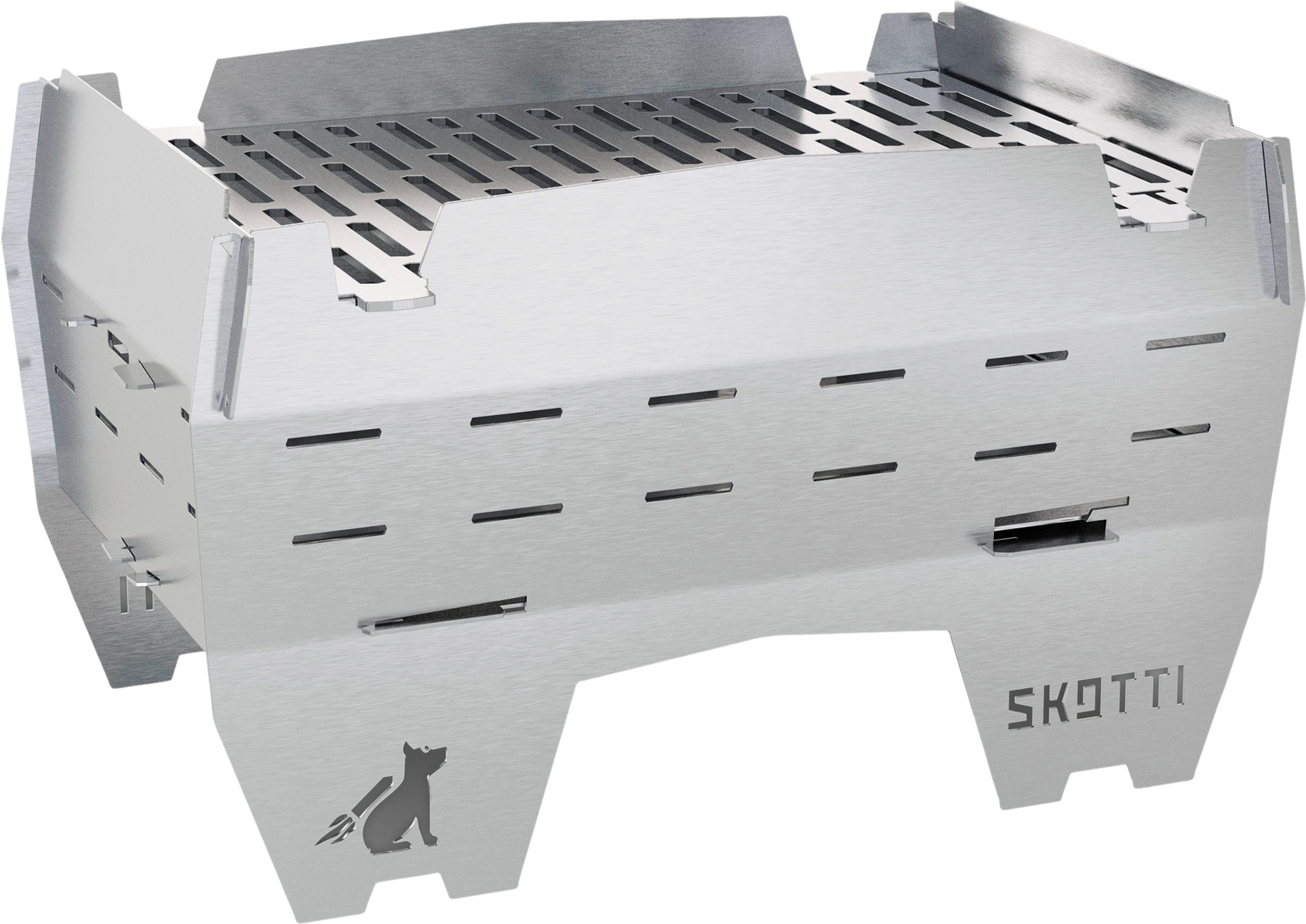 Skotti Tischgrill Mini für Holz / Gas / Holzkohle