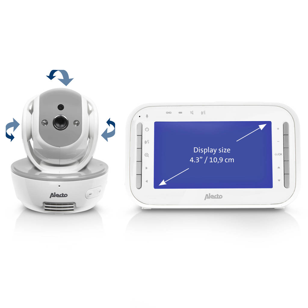 BW600 DVM200MGS babyfoon met camera en 4.3