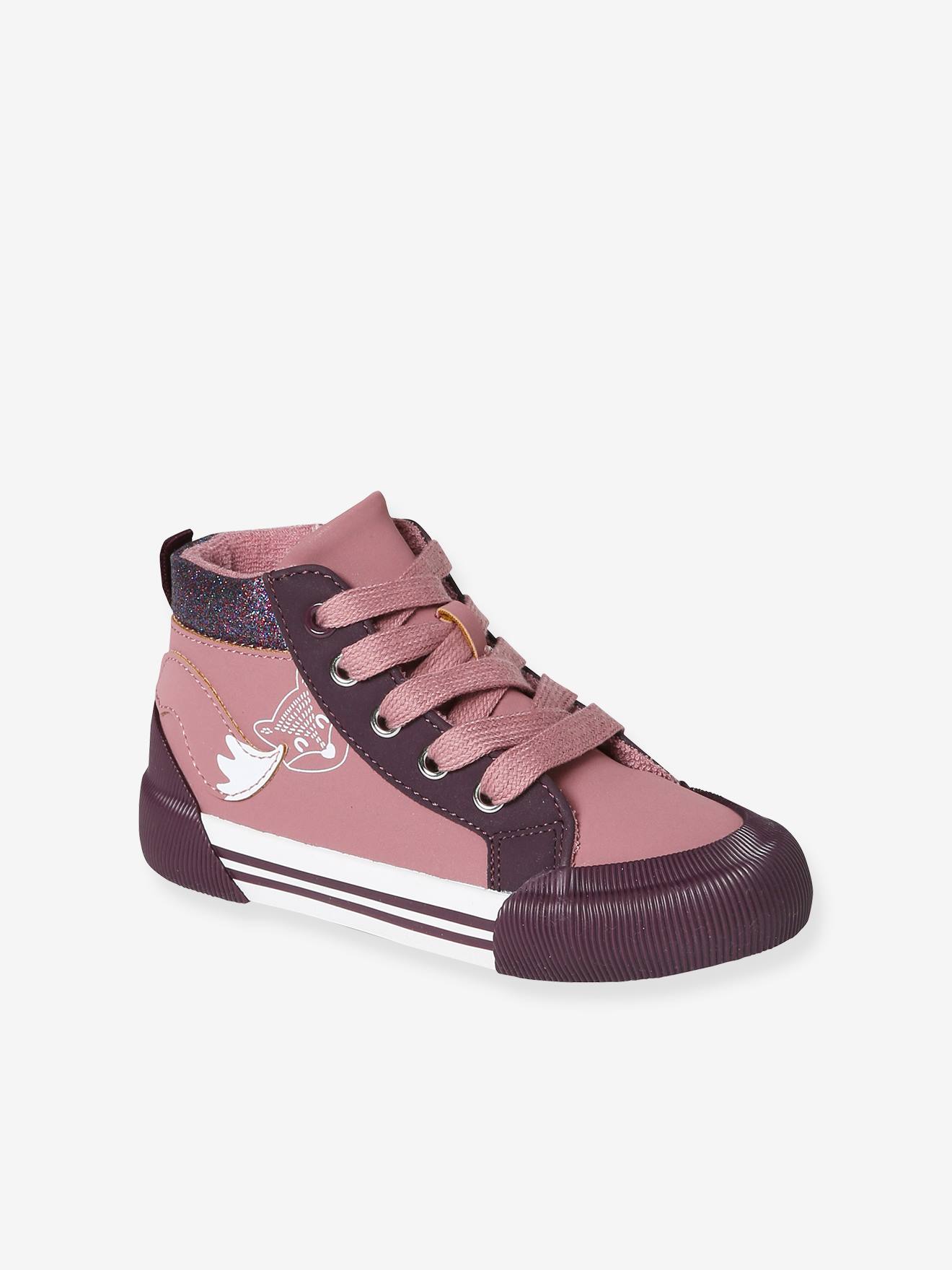 Tênis de cano alto para meninas