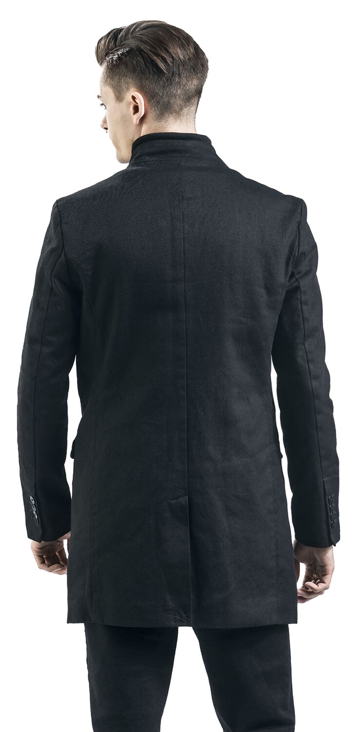Manteau Boutonné | Black Premium by EMP Manteau court