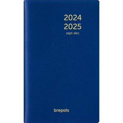 Agenda de poche Genova 16 mois - 1 semaine sur 2 pages - 9 x 16 cm - 2 couleurs disponibles - Brepols