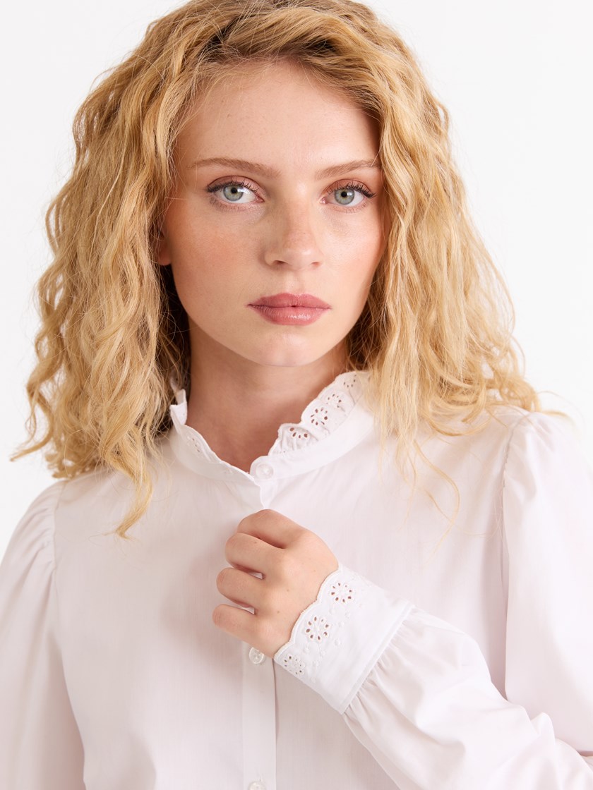 Poppy bluse Bright White