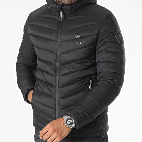 Doudoune Capuche Noir