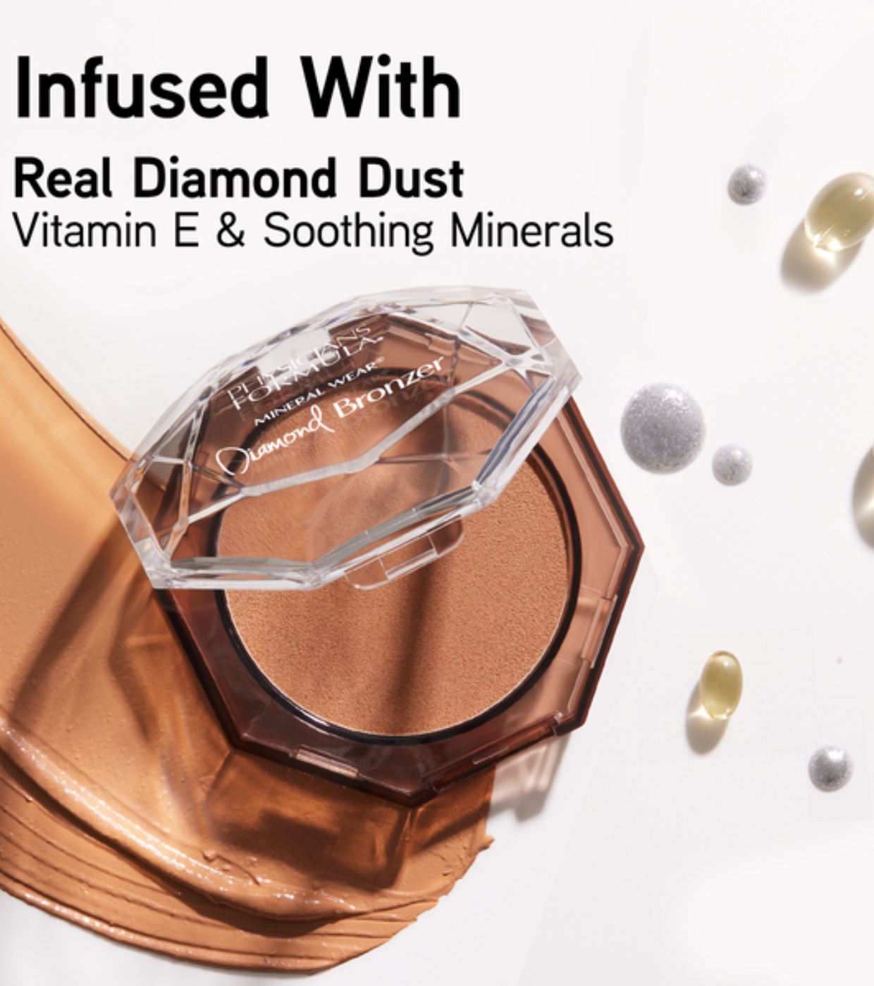 Physicians Formula - Bronzeador em creme/pó Diamond Mineral Wear - Deep Bronze Gem