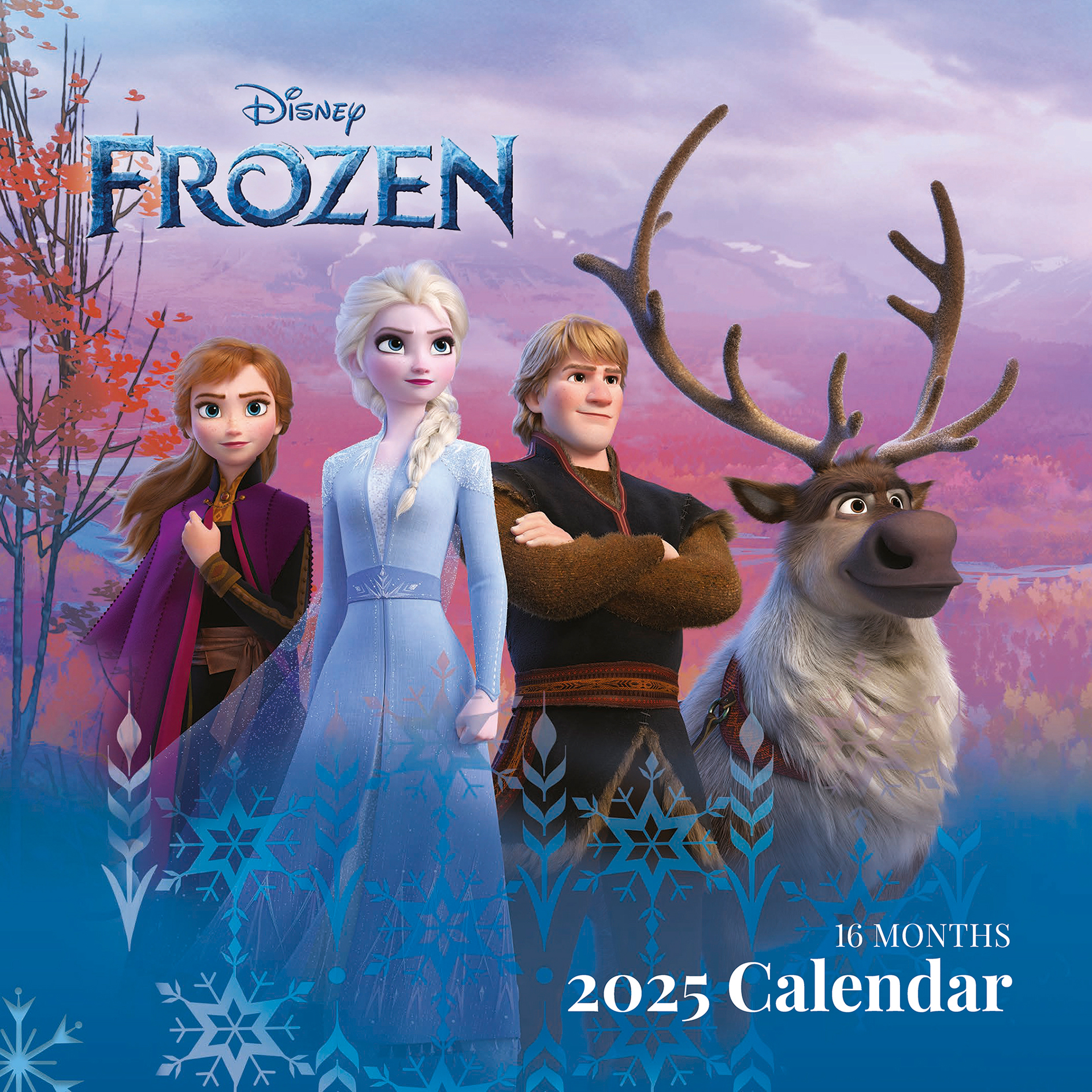 Broschürenkalender 2025 - mehrfarbig - Frozen - 30x30 cm