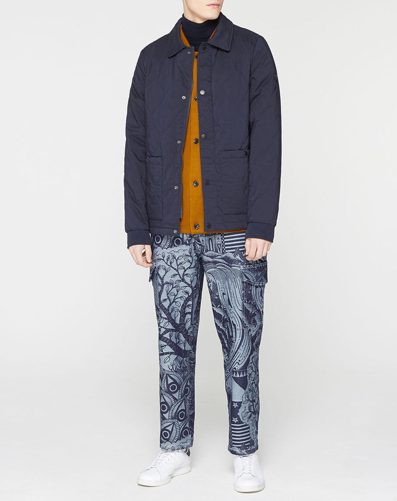 Scotch & Soda Veste matelassée bleu marine